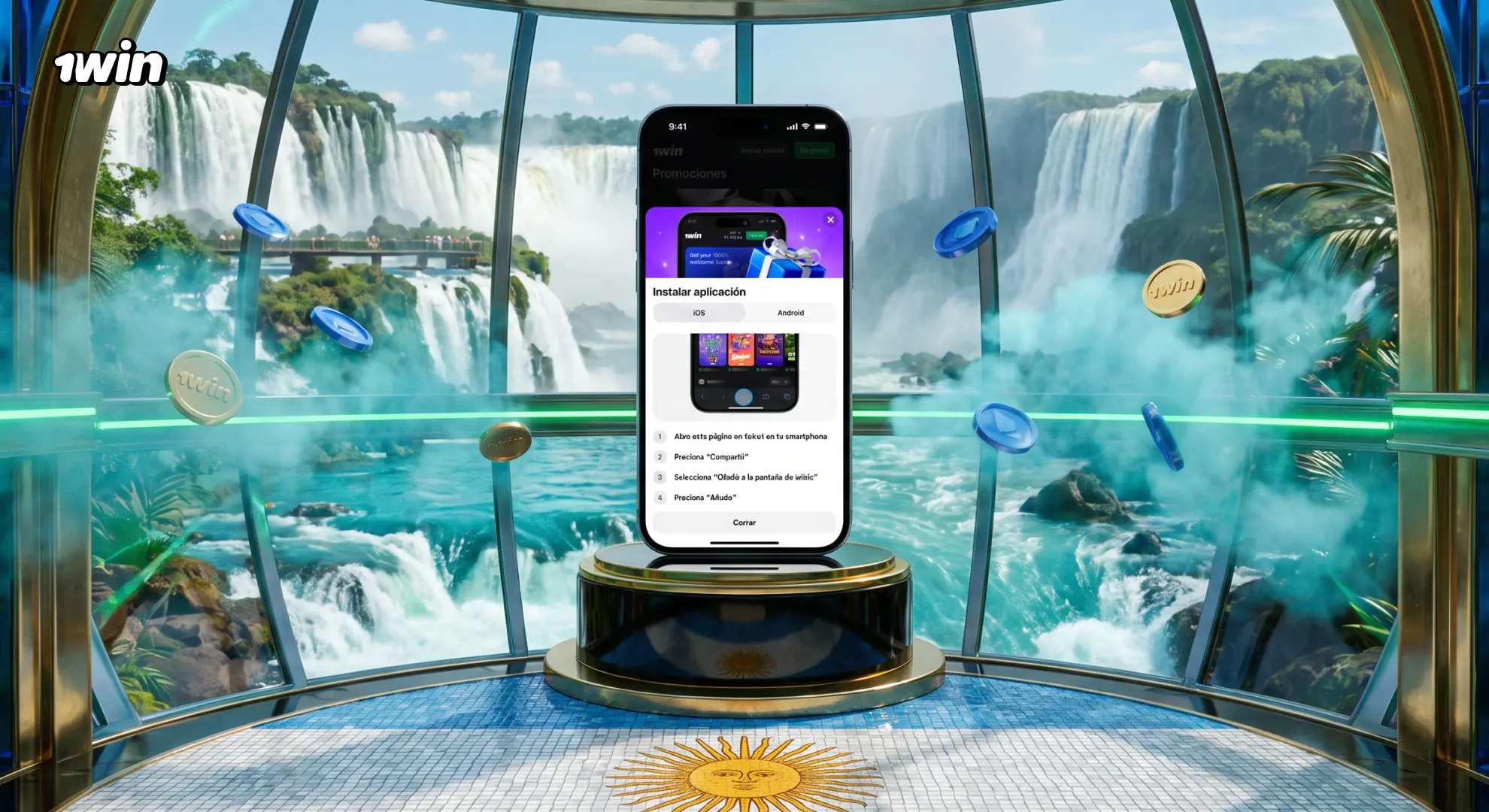 ¿Cómo usar 1win en el celular?